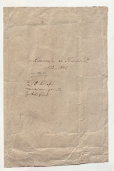 Briefe Alexander von Humboldts an Eduard Buschmann aus den Jahren 1833-1842 (Ansetzungssachtitel von Bearbeiter/in) DE-611-HS-2863311