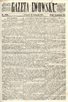 Gazeta Lwowska. 1867, nr 276