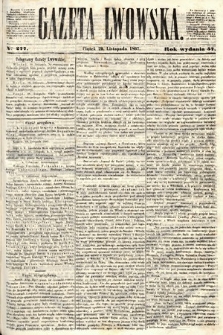 Gazeta Lwowska. 1867, nr 277
