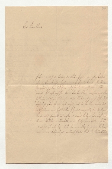 Brief von Alexander Duncker an Alexander von Humboldt