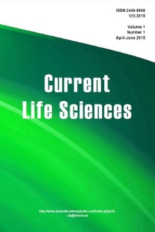 Current Life Sciences. Vol. 1, 2015, no. 1