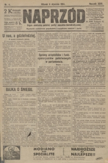 Naprzód : organ centralny polskiej partyi socyalno-demokratycznej. 1914, nr 4