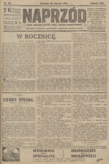 Naprzód : organ centralny polskiej partyi socyalno-demokratycznej. 1914, nr 23