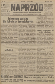 Naprzód : organ centralny polskiej partyi socyalno-demokratycznej. 1914, nr 26