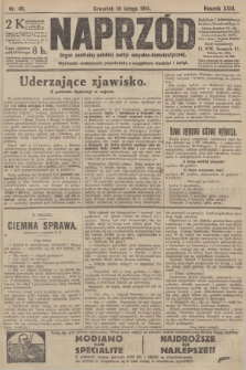 Naprzód : organ centralny polskiej partyi socyalno-demokratycznej. 1914, nr 40