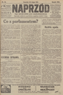 Naprzód : organ centralny polskiej partyi socyalno-demokratycznej. 1914, nr 46