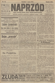 Naprzód : organ centralny polskiej partyi socyalno-demokratycznej. 1914, nr 49
