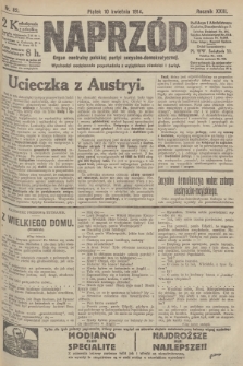 Naprzód : organ centralny polskiej partyi socyalno-demokratycznej. 1914, nr 82 [po konfiskacie nakład drugi]