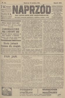 Naprzód : organ centralny polskiej partyi socyalno-demokratycznej. 1914, nr 89