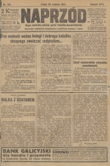Naprzód : organ centralny polskiej partyi socyalno-demokratycznej. 1914, nr 142