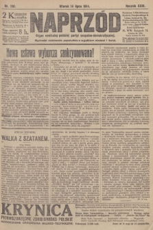 Naprzód : organ centralny polskiej partyi socyalno-demokratycznej. 1914, nr 156