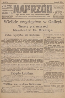 Naprzód : organ centralny polskiej partyi socyalno-demokratycznej. 1914, nr 217