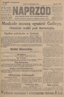 Naprzód : organ centralny polskiej partyi socyalno-demokratycznej. 1914, nr 294 (wydanie wieczorne)