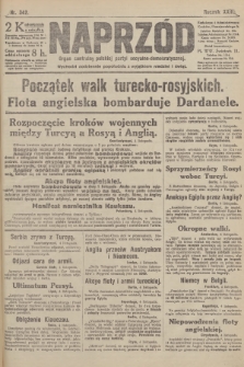 Naprzód : organ centralny polskiej partyi socyalno-demokratycznej. 1914, nr 342