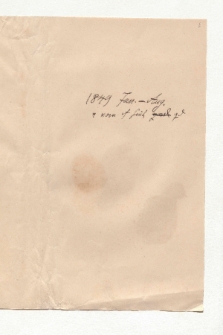 Umschlag mit der Aufschrift Buschmanns "1849 Jan.-Aug." (Ansetzungssachtitel von Bearbeiter/in)