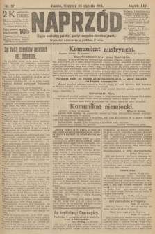 Naprzód : organ centralny polskiej partyi socyalno-demokratycznej. 1916, nr 27