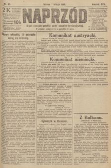 Naprzód : organ centralny polskiej partyi socyalno-demokratycznej. 1916, nr 35