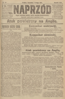 Naprzód : organ centralny polskiej partyi socyalno-demokratycznej. 1916, nr 37
