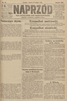 Naprzód : organ centralny polskiej partyi socyalno-demokratycznej. 1916, nr 42