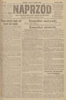 Naprzód : organ centralny polskiej partyi socyalno-demokratycznej. 1916, nr 43