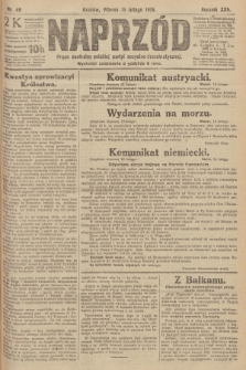 Naprzód : organ centralny polskiej partyi socyalno-demokratycznej. 1916, nr 49