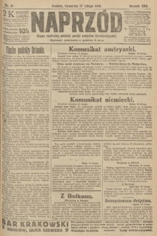 Naprzód : organ centralny polskiej partyi socyalno-demokratycznej. 1916, nr 51