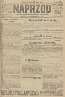 Naprzód : organ centralny polskiej partyi socyalno-demokratycznej. 1916, nr 54