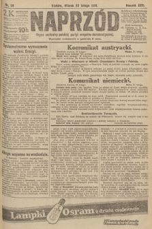 Naprzód : organ centralny polskiej partyi socyalno-demokratycznej. 1916, nr 56