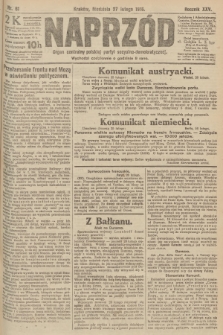 Naprzód : organ centralny polskiej partyi socyalno-demokratycznej. 1916, nr 61