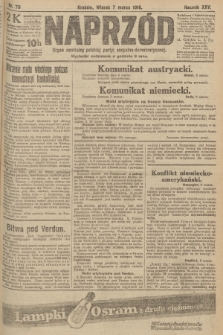 Naprzód : organ centralny polskiej partyi socyalno-demokratycznej. 1916, nr 70