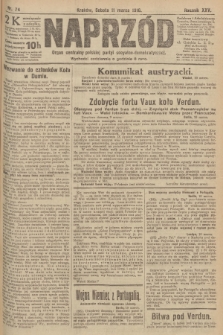 Naprzód : organ centralny polskiej partyi socyalno-demokratycznej. 1916, nr 74