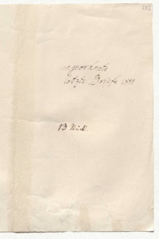 Umschläge der Briefe Alexander von Humboldts an Eduard Buschmann aus dem Jahr 1851 (Ansetzungssachtitel von Bearbeiter/in)