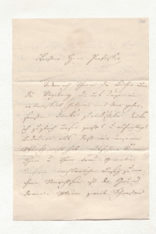 Brief von Hermine von Boyen an Johann Carl Eduard Buschmann