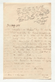 Brief von Thaddäus Eberhard Gumprecht und Alexander von Humboldt an Johann Carl Eduard Buschmann