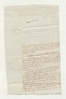 Brief von Johann C. M. Laurent an Alexander von Humboldt