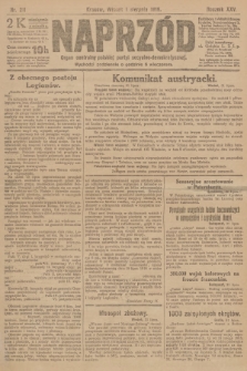 Naprzód : organ centralny polskiej partyi socyalno-demokratycznej. 1916, nr 211