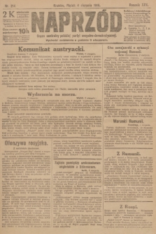 Naprzód : organ centralny polskiej partyi socyalno-demokratycznej. 1916, nr 214
