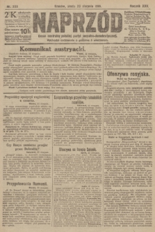 Naprzód : organ centralny polskiej partyi socyalno-demokratycznej. 1916, nr 233