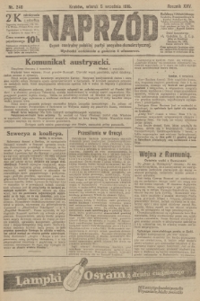 Naprzód : organ centralny polskiej partyi socyalno-demokratycznej. 1916, nr 246