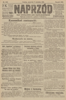 Naprzód : organ centralny polskiej partyi socyalno-demokratycznej. 1916, nr 248
