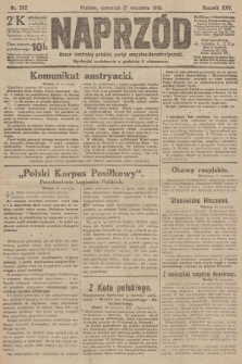 Naprzód : organ centralny polskiej partyi socyalno-demokratycznej. 1916, nr 262