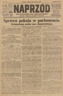 Naprzód : organ centralny polskiej partyi socyalno-demokratycznej. 1917, nr 148