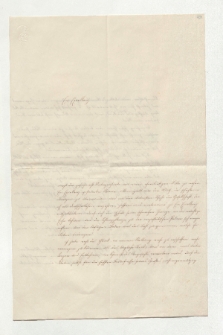 Brief von Peters an Alexander von Humboldt