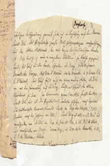 Brief von Heinrich Karl Wilhelm Berghaus an Alexander von Humboldt