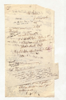 Notizen und Manuskriptfragment zu Senastian Munster und Guillaume Postel (Ansetzungssachtitel von Bearbeiter/in)