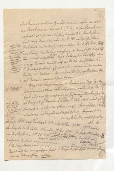 Brief von Heinrich Lichtenstein und Alexander von Humboldt an Alexander von Humboldt