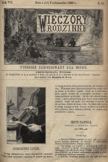 Wieczory Rodzinne : tygodnik illustrowany dla dzieci. R. 7, 1886, nr 42