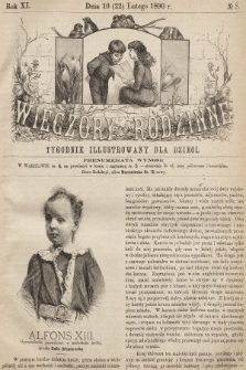 Wieczory Rodzinne : tygodnik illustrowany dla dzieci. R. 11, 1890, nr 8