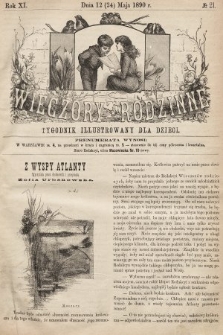 Wieczory Rodzinne : tygodnik illustrowany dla dzieci. R. 11, 1890, nr 21