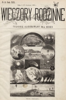 Wieczory Rodzinne : tygodnik illustrowany dla dzieci. R. 19, 1898, nr 51